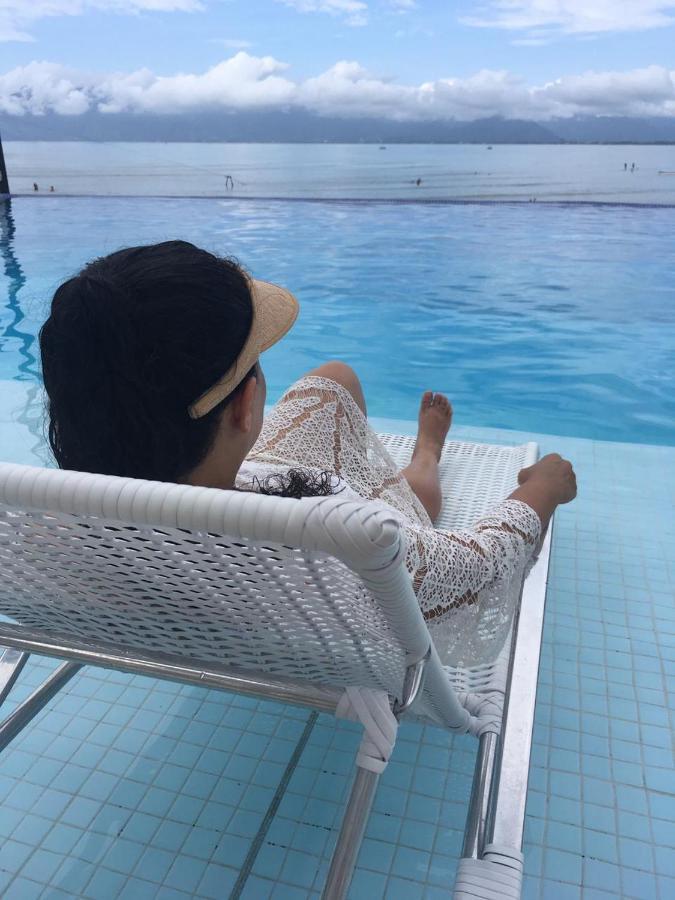 Apartamento Pe Na Areia Frente Para O Mar E Piscina Na Prainha カラグァタトゥバ エクステリア 写真