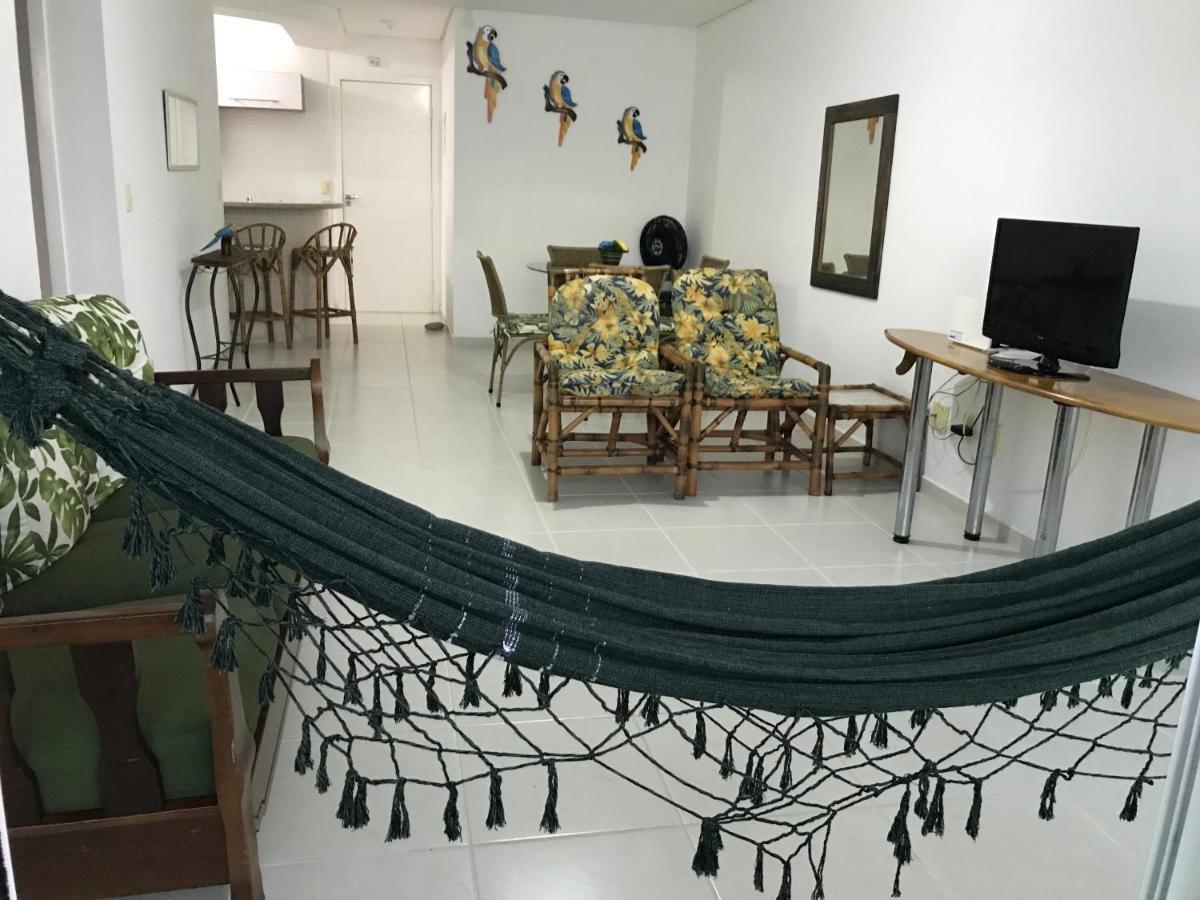 Apartamento Pe Na Areia Frente Para O Mar E Piscina Na Prainha カラグァタトゥバ エクステリア 写真