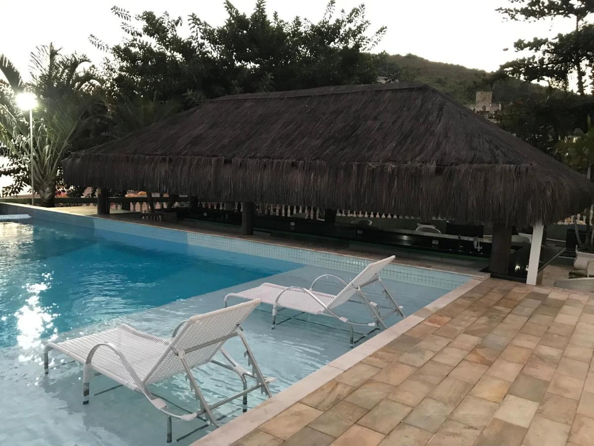 Apartamento Pe Na Areia Frente Para O Mar E Piscina Na Prainha カラグァタトゥバ エクステリア 写真