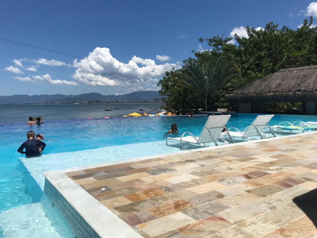Apartamento Pe Na Areia Frente Para O Mar E Piscina Na Prainha カラグァタトゥバ エクステリア 写真